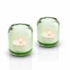 Acorn telysholder, 2 stk. grønn jade