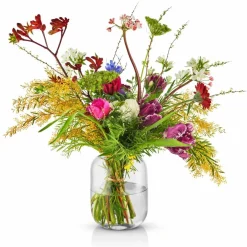 Acorn vase, 16.5 cm, clear