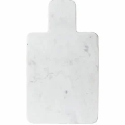 Adam serveringsbrett 30 × 17 cm, hvit marmor