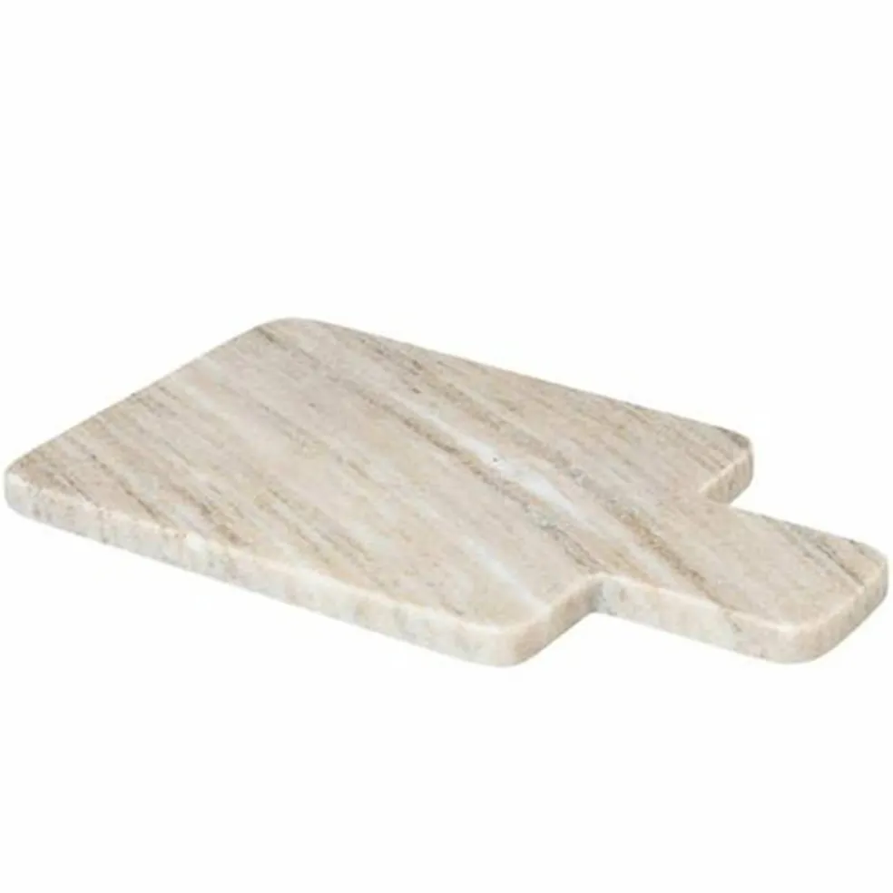 Adam serveringsbrett 30 × 17 cm, hvit marmor