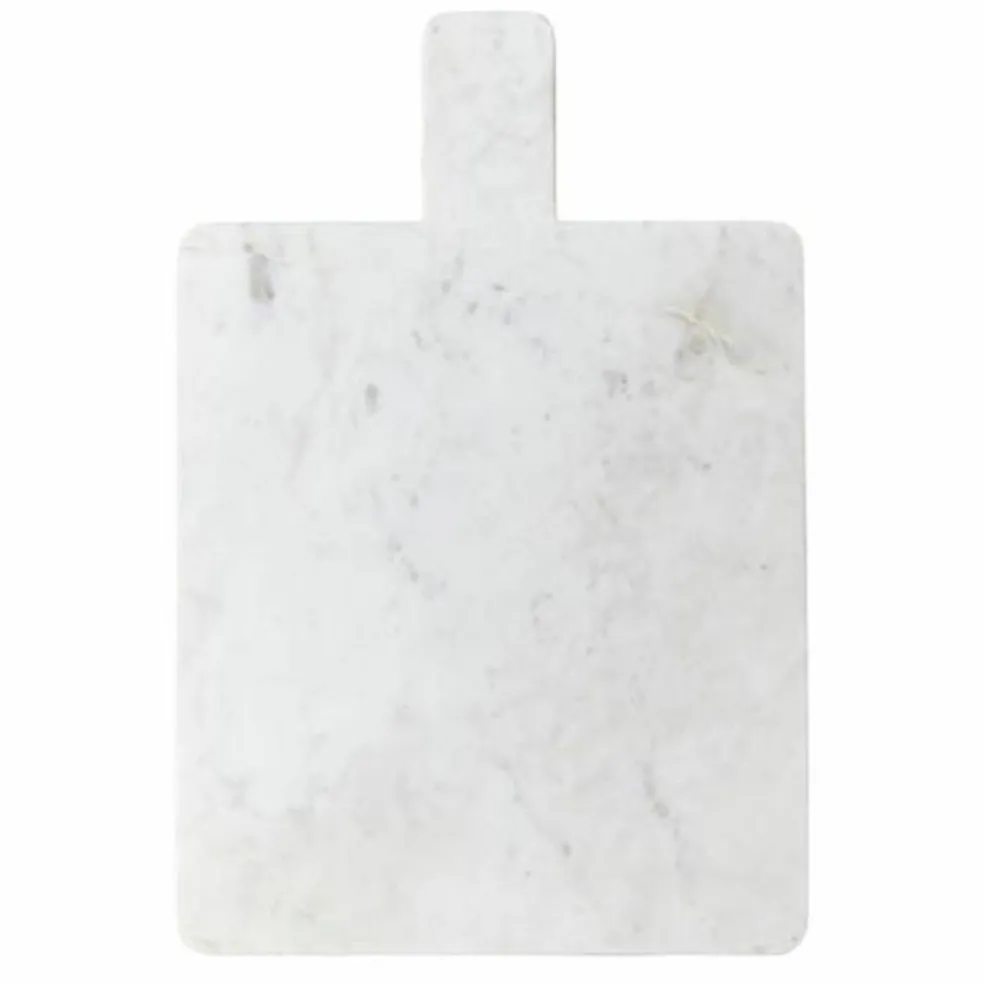 Adam serveringsbrett 45 × 30 cm, hvit marmor