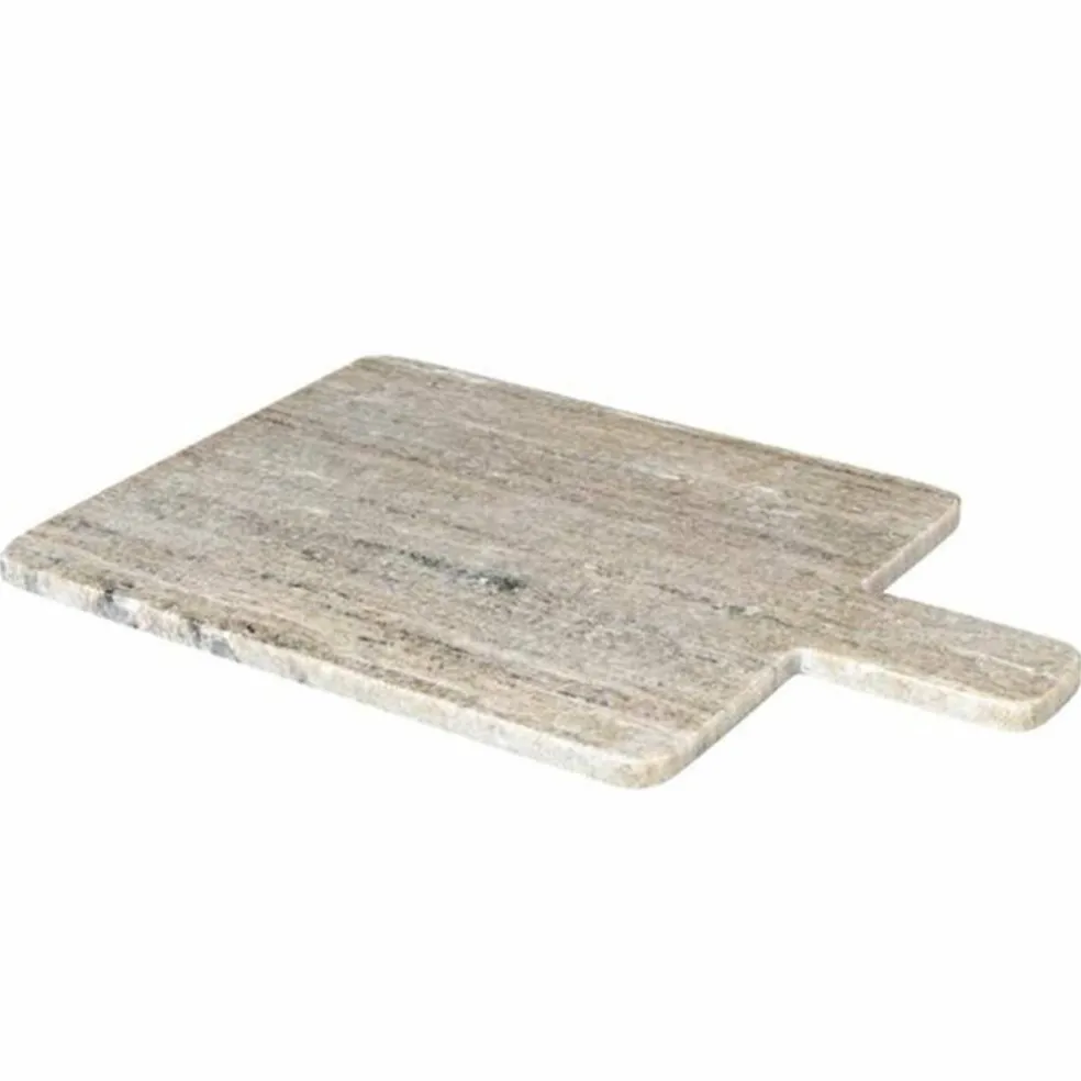 Adam serveringsbrett 45 × 30 cm, hvit marmor