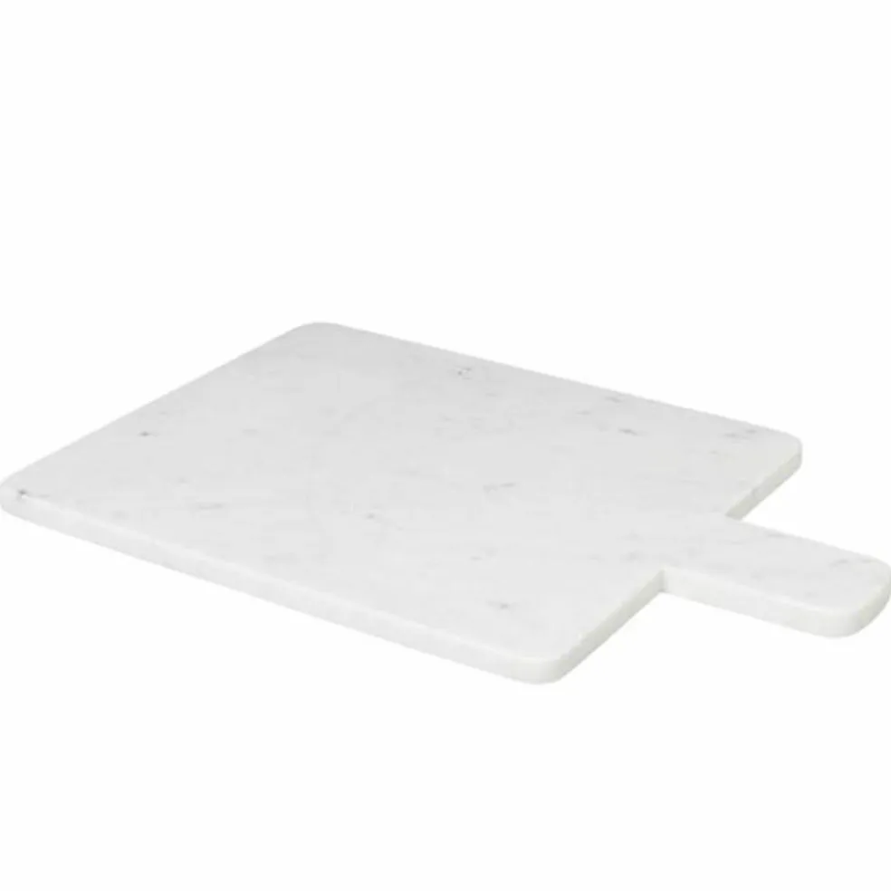 Adam serveringsbrett 45 × 30 cm, hvit marmor