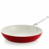 Advanced Hard Anodized stekepanne 24 cm, empire red