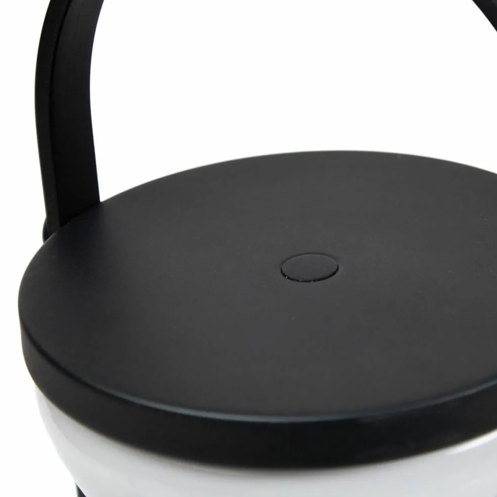 A-Flash bærbar lampe 22 cm, svart