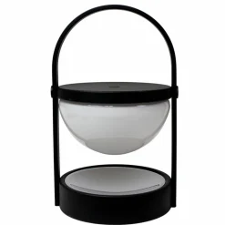 A-Flash bærbar lampe 22 cm, svart