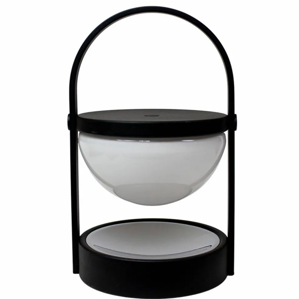 A-Flash bærbar lampe 22 cm, svart