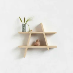 A-hylle, ask, stor (78x12x67 cm)