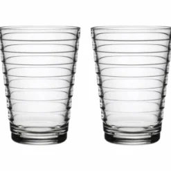 Aino Aalto Vannglass Klar 33 cl 2 stk