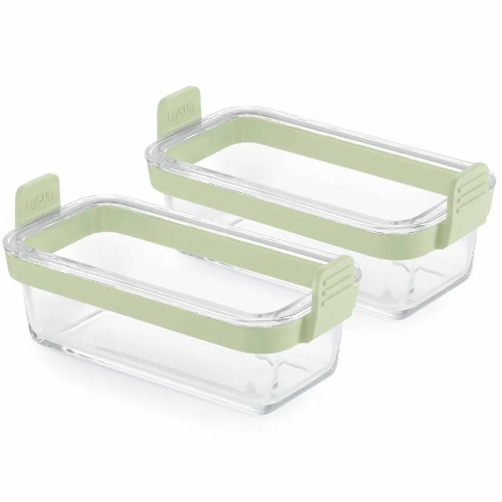 Airfryerform glass rektangulær, 2-pakning