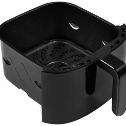 Airfryer 6 liter, svart/sølv