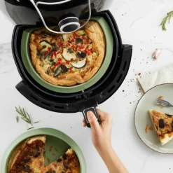 Airfryer silikoninnsats 20 cm, grønn