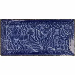 Aisai Seigaiha tallerken, 23 x 11 cm