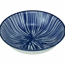 Akio miniskål 10 cm 4-pakning, blå/hvit