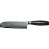 Akio santokukniv 18 cm, svart
