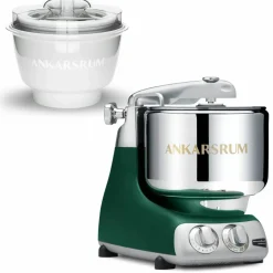 AKM 6230 kjøkkenmaskin med iskremmaskin, mineral white
