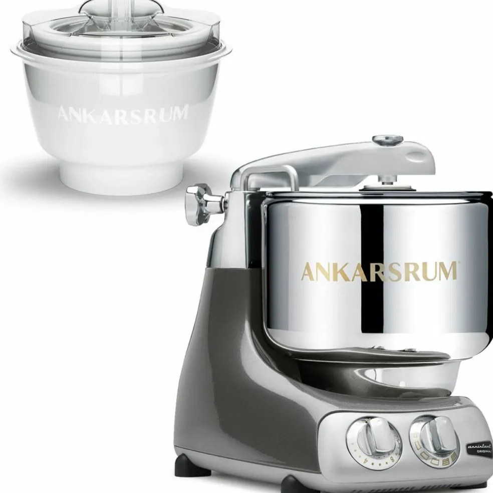 AKM 6230 kjøkkenmaskin med iskremmaskin, harmony beige