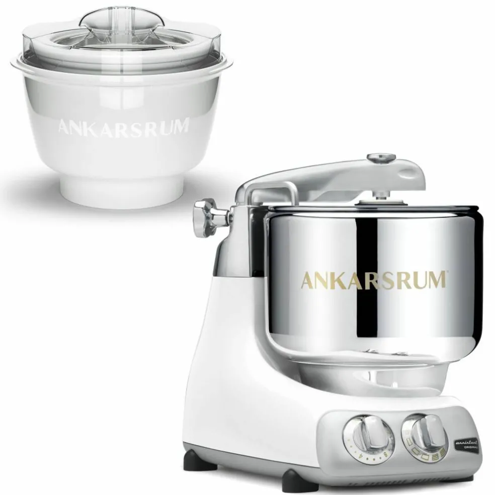 AKM 6230 kjøkkenmaskin med iskremmaskin, harmony beige
