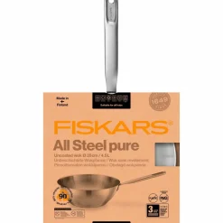 All Steel Pure Wok, 28 cm
