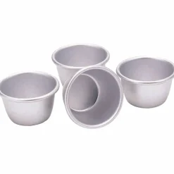Aluminiumsformer 4-pack Anodiserte 7.5 cm