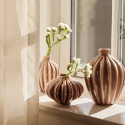 Amalie Vase 3-pakning, grå