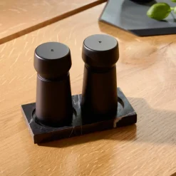Amsterdam salt- og pepperkvernsett 11 cm, svart