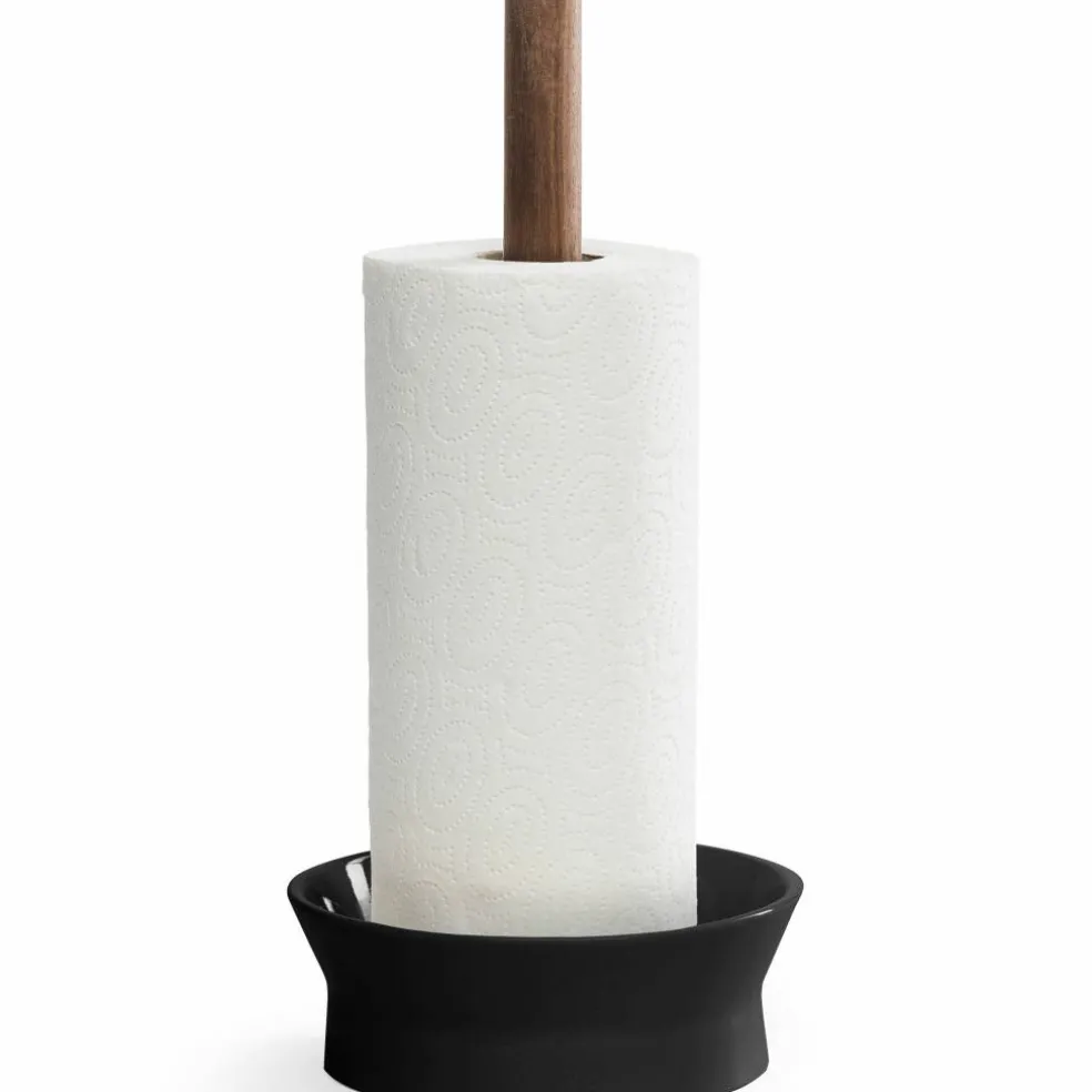 Angle Kitchen tørkerullholder, svart