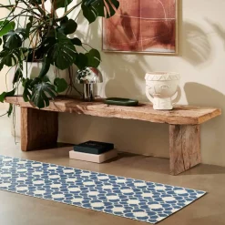 Anya teppe 200 x 70 cm, brick/pearl pink