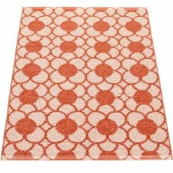 Anya teppe 100 x 70 cm, brick/pearl pink
