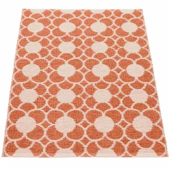 Anya teppe 100 x 70 cm, brick/pearl pink