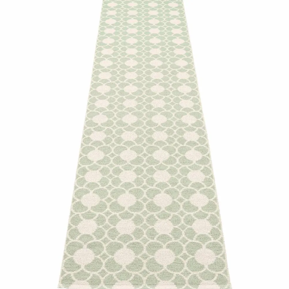 Anya teppe 300 x 70 cm, misty mint/vanilla