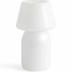 Apollo Portable bordlampe, white glass