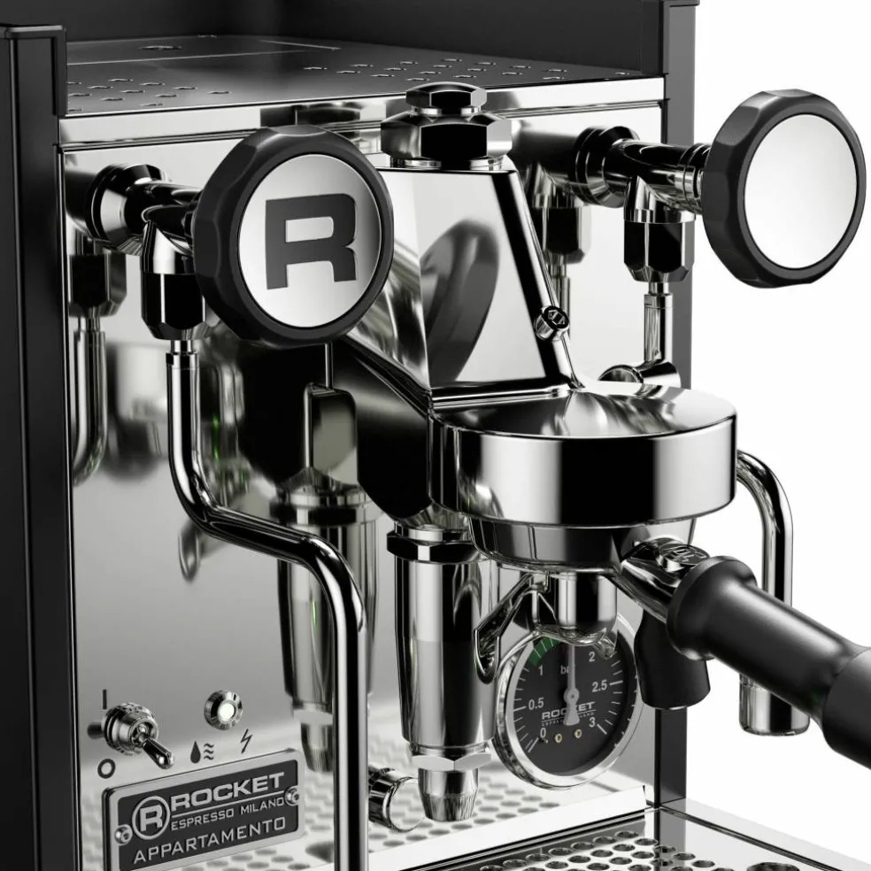 Appartamento TCA espressomaskin, krom/kobber