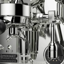 Appartamento TCA espressomaskin, krom/svart