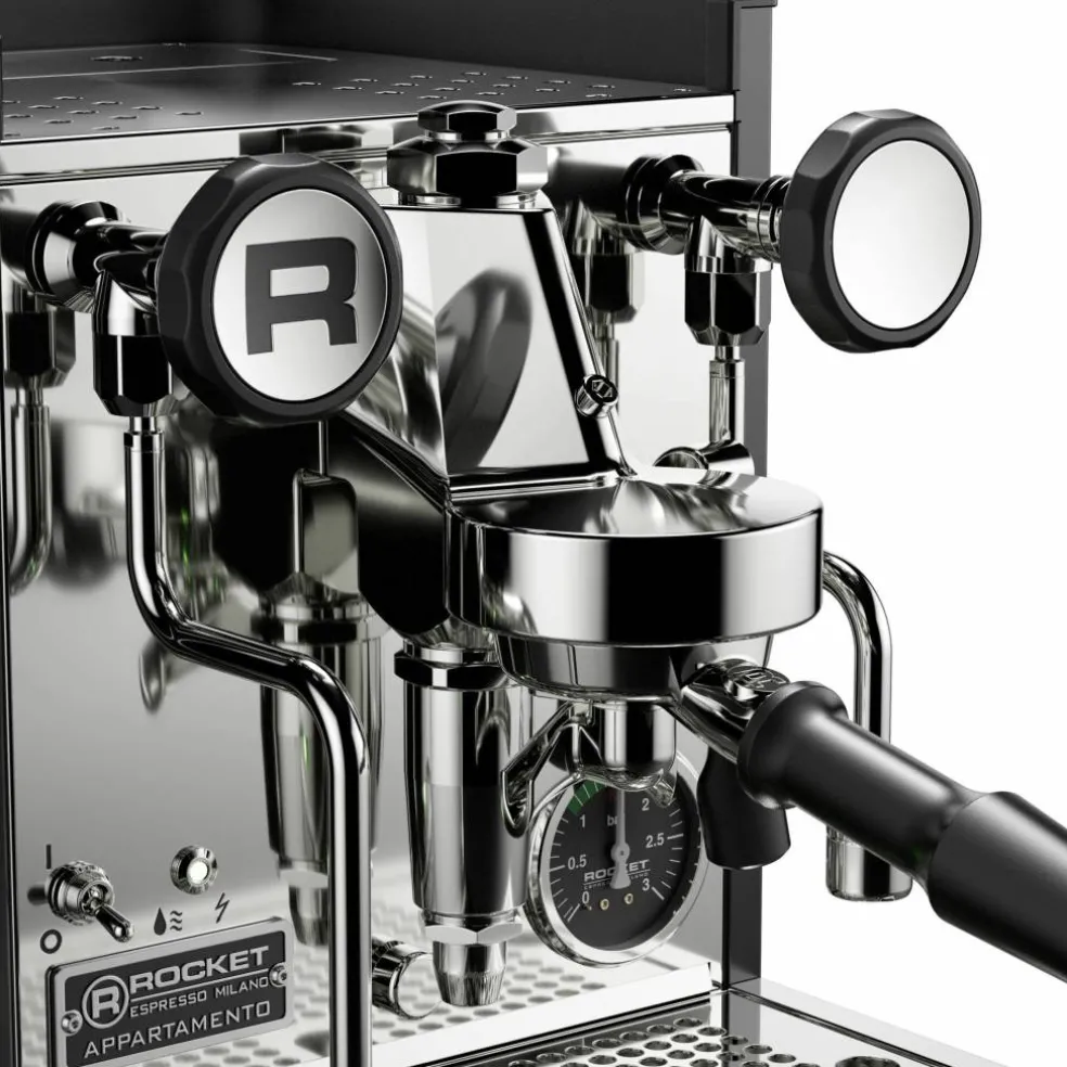 Appartamento TCA espressomaskin, svart/kobber