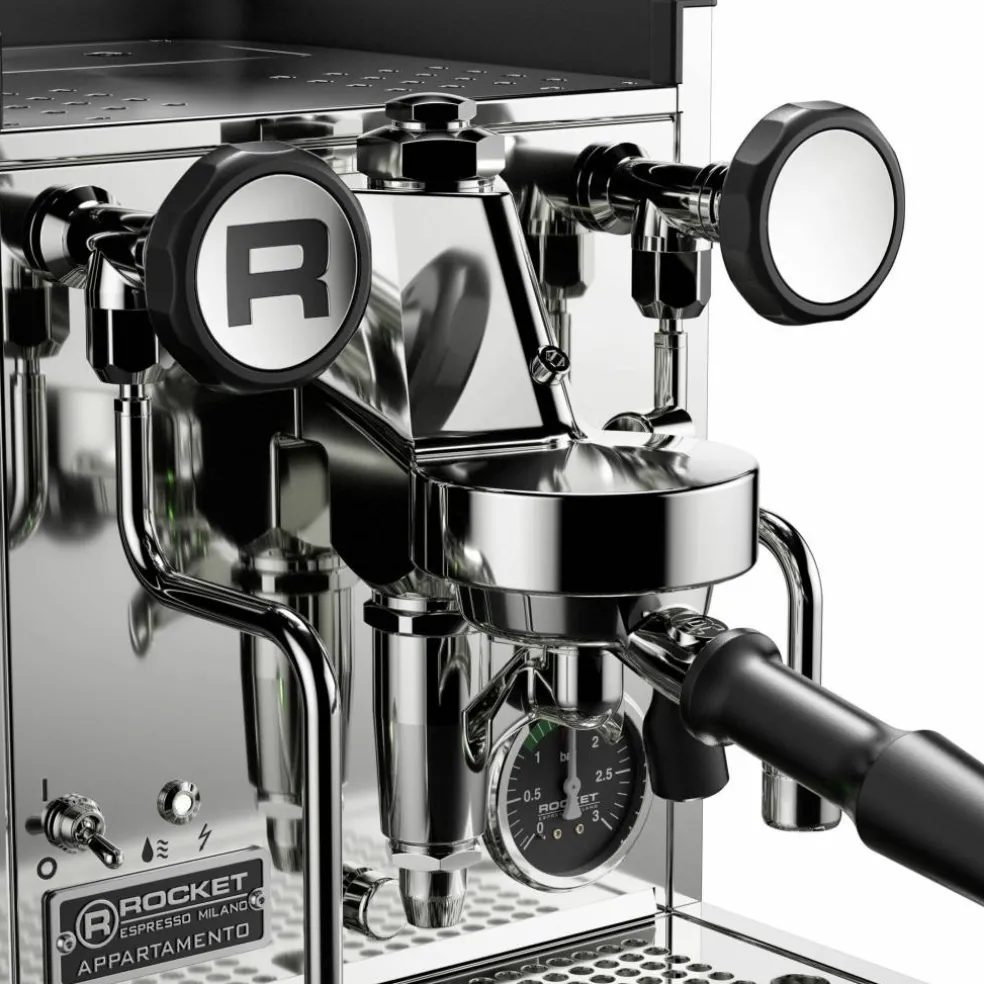 Appartamento TCA espressomaskin, svart/kobber
