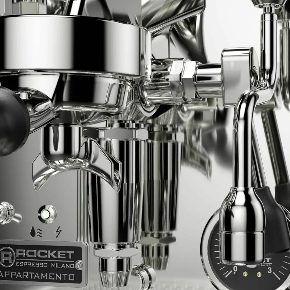 Appartamento TCA espressomaskin, svart/kobber