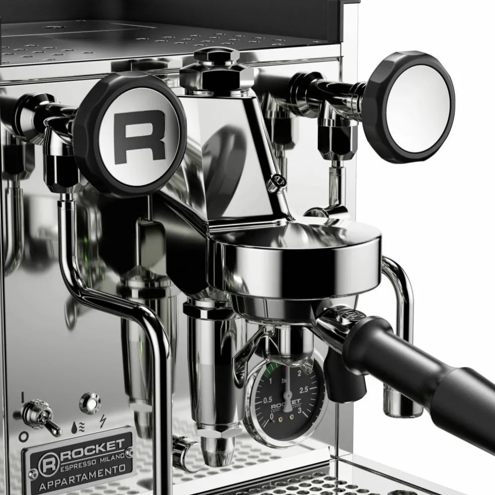 Appartamento TCA espressomaskin, svart/kobber