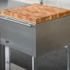 Arbeidsbenk til utekjøkken 90 x 50 x 50 cm, rustfritt stål