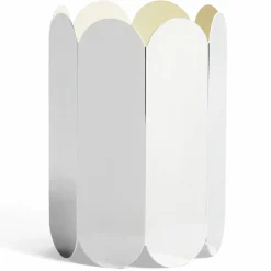 Arcs vase large, speilblank