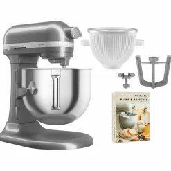 Artisan 5KSM70SHXE kjøkkenmaskin 6,6 liter + 5KSMICM Ice Cream Maker, red