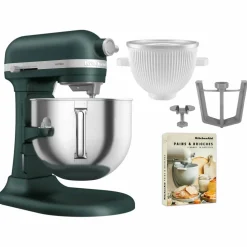 Artisan 5KSM70SHXE kjøkkenmaskin 6,6 liter + 5KSMICM Ice Cream Maker, medallion silver