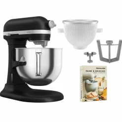 Artisan 5KSM70SHXE kjøkkenmaskin 6,6 liter + 5KSMICM Ice Cream Maker, almond cream