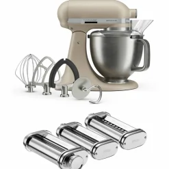 Artisan Plus kjøkkenmaskin 4,7 liter med pastasett, iron ore