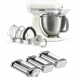 Artisan Plus kjøkkenmaskin 4,7 liter med pastasett, iron ore