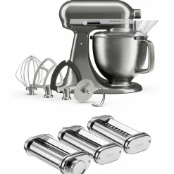 Artisan Plus kjøkkenmaskin med pastasett 4,7 liter, cast iron black