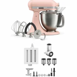 Artisan Plus kjøkkenmaskin med tilbehørspakke 4,7 liter, feather pink