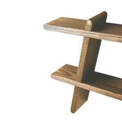 A-Shelf large, dark wood