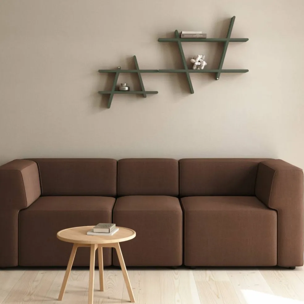 A-Shelf medium 52x46 cm, olivengrønn
