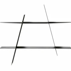 A-Shelf svart stål, large